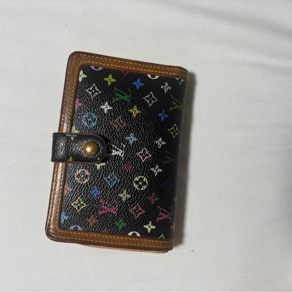 Louis Vuitton Black Multicolor Monogram Wallet